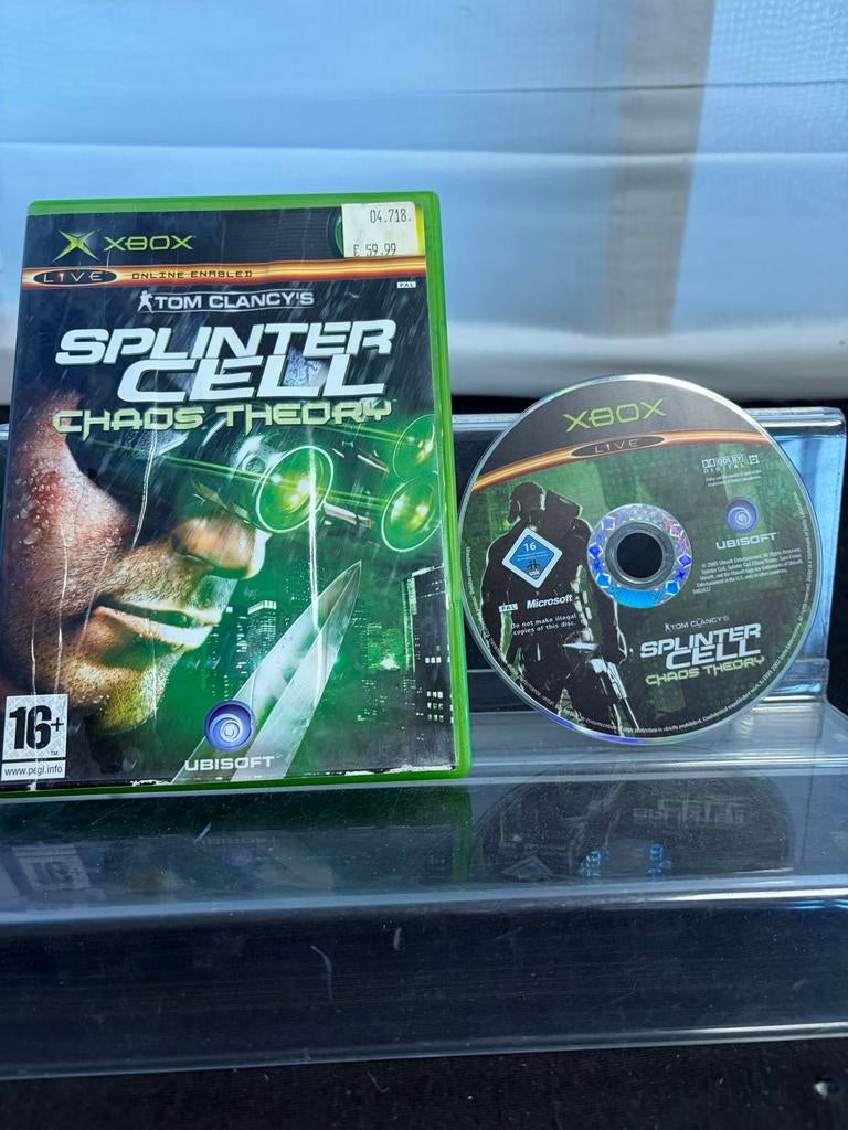 Splinter Cell Chaos Theory Xbox Original, Spelcomputers en Games, Avontuur en Actie, Online, Gebruikt, Chaos