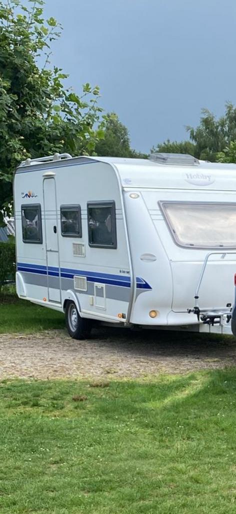 Hobby de luxe easy 450 UF Voortent, Luifel, Fietsdrager, Rondzit, Hobby, 750 - 1000 kg, Particulier