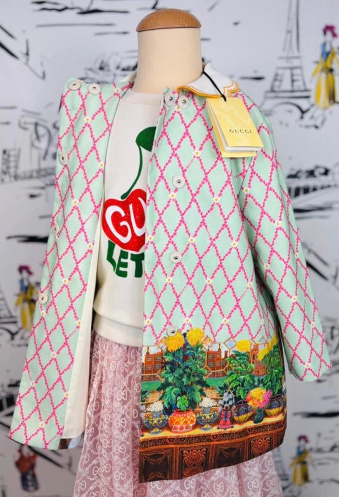 Gucci meisjes zomerjas jas lente maat 95-105 cm NIEUW, Customercare@gucci.com, Gucci, Jas, Verzenden