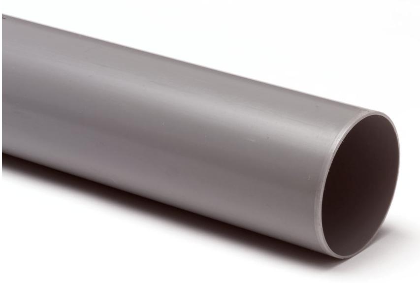 PVC Regenpijp 70 mm L = 8 m | HWA afvoerbuis, Doe-het-zelf en Verbouw, Buizen en Afvoer, Pvc, 60 tot 80 mm, Nieuw, Rechte buis