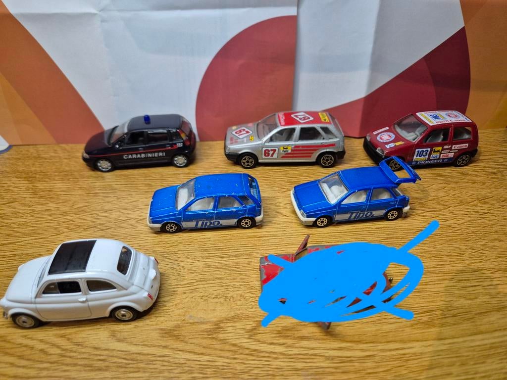 Verzameling Fiat Modelauto's, Ophalen of Verzenden, Gebruikt, Auto