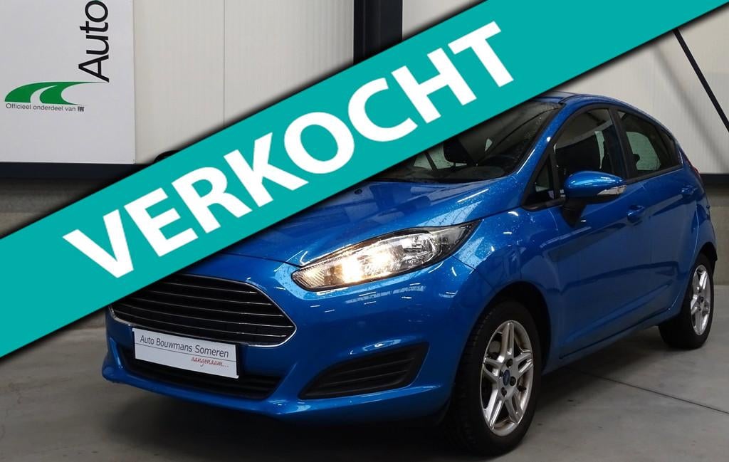 Ford Fiesta 1.0 "CHAMPION" - AIRCO/NWE APK ! /NWE DIS. RIEM, Auto's, Euro 5, Stof, Zwart, 525 kg
