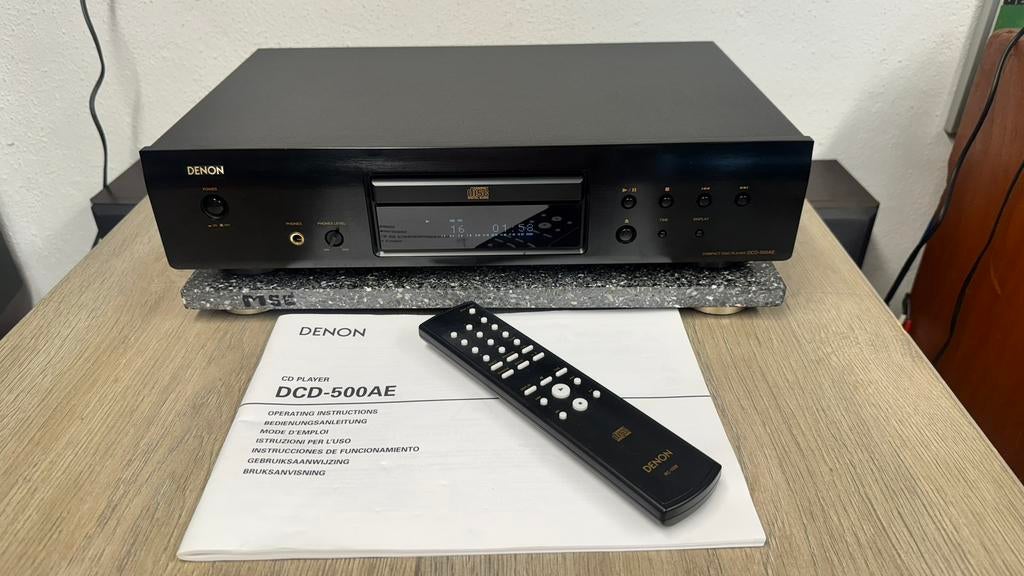 Denon DCD-500AE 24bit CD speler + Afstandsbediening, Overige merken, Ophalen of Verzenden, Zo goed als nieuw, Rua 197