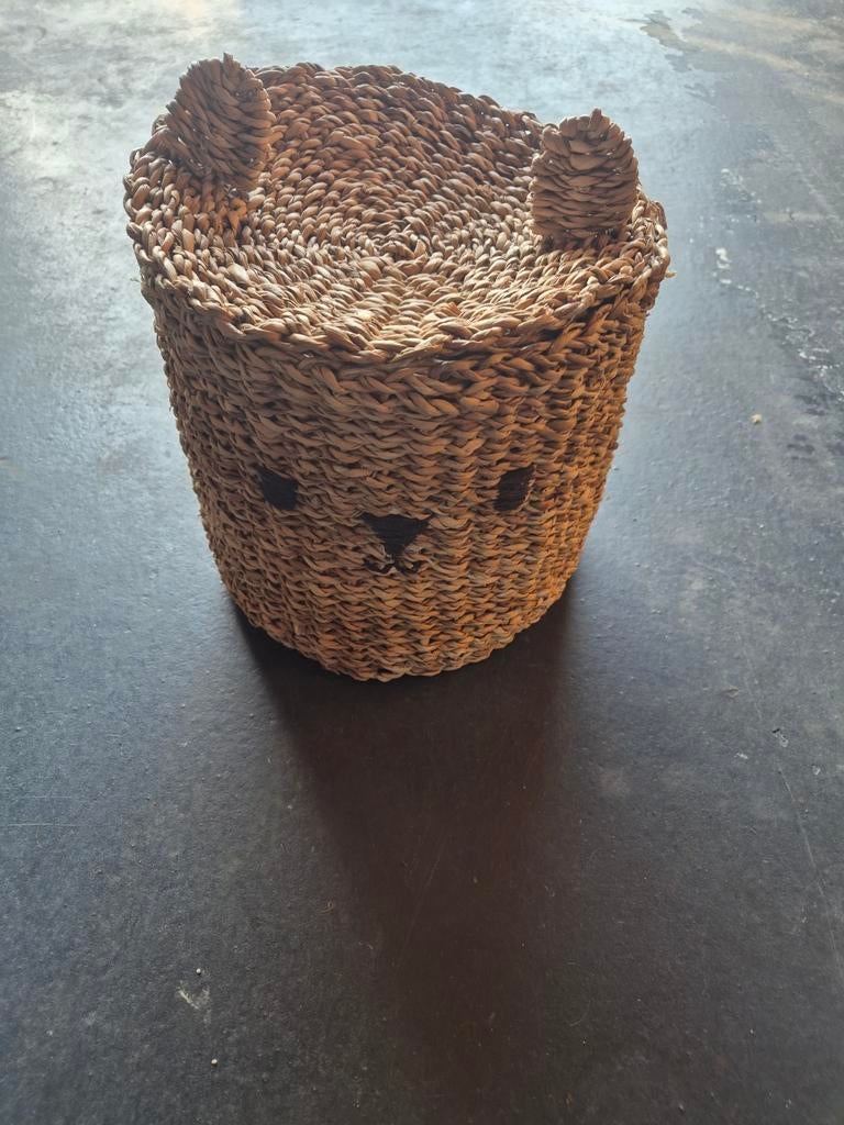 H&M Mand Decoratief Beertje voor Kinderkamer, Mand, Rond, Nieuw, Ophalen of Verzenden