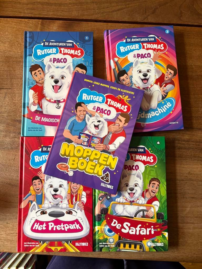 De avonturen van Rutger,Thomas en Paco, Boeken, Ophalen of Verzenden, Zo goed als nieuw, Rutger Vink; Thomas van Grinsven, Fictie algemeen