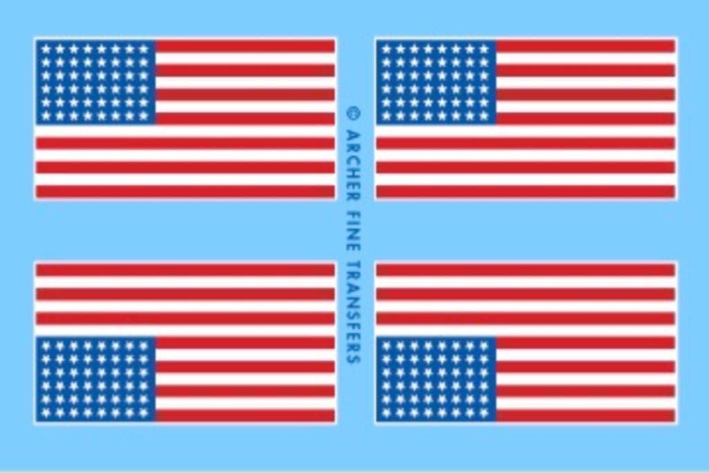 ARCHER	AR35009	US 48-star flag	1/35, Hobby en Vrije tijd, Modelbouw | Figuren en Diorama's, Nieuw, 1:35 tot 1:50, Verzenden
