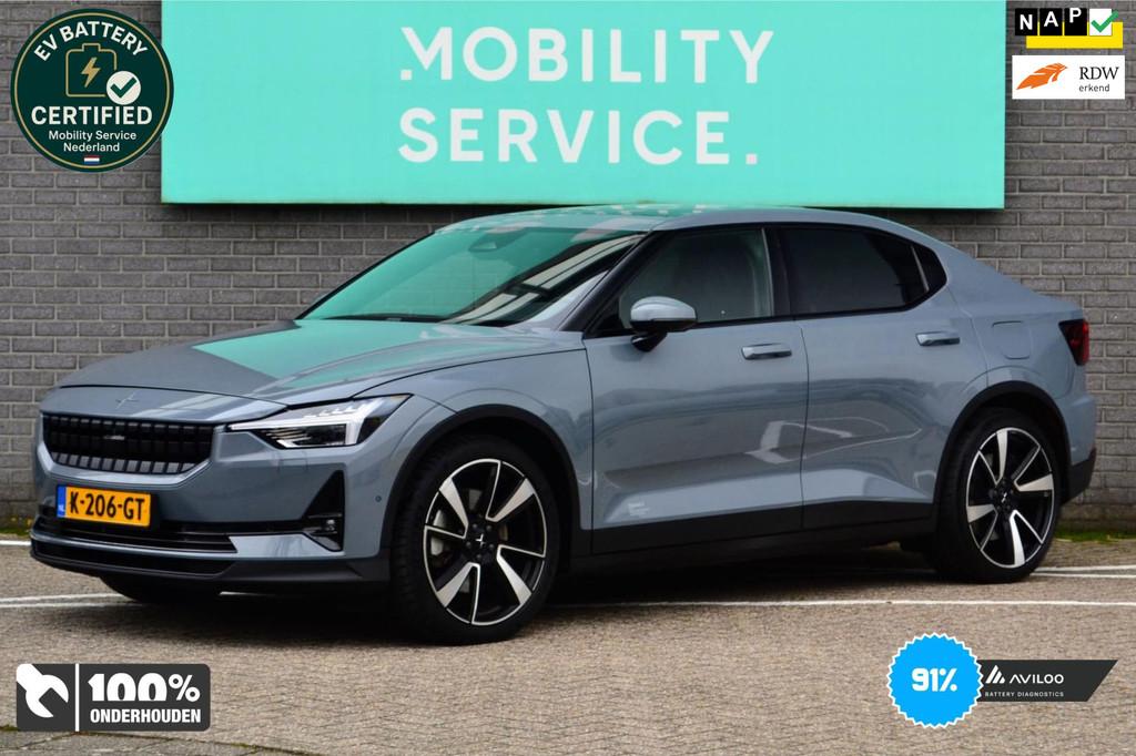 Polestar 2 Long Range Dual Motor Launch Edition 78kWh SOH91%, Polestar 2, Gebruikt, 110 €/maand, Origineel Nederlands