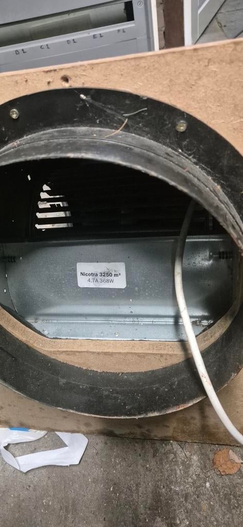 Slakkenhuis afzuig ventilator Nicotra Gebhardt, Ophalen of Verzenden