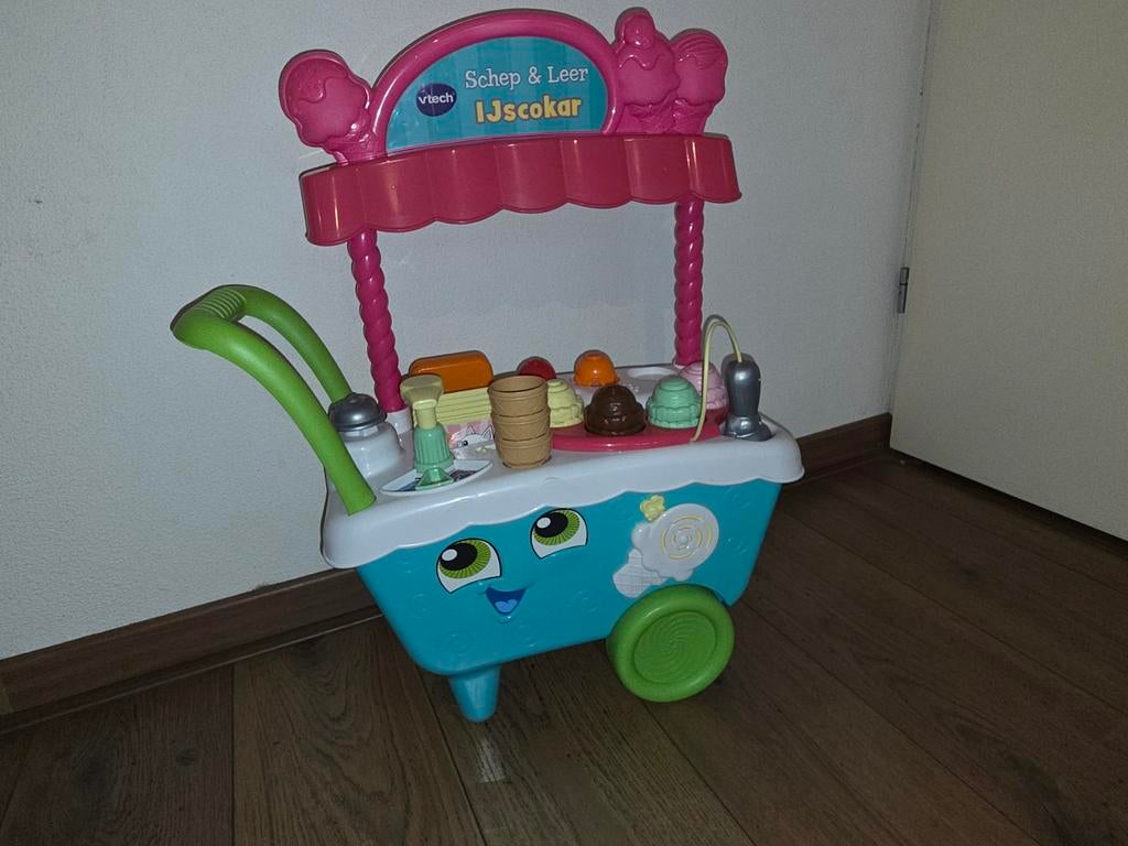 VTech ijskraam, Ophalen, Kunststof