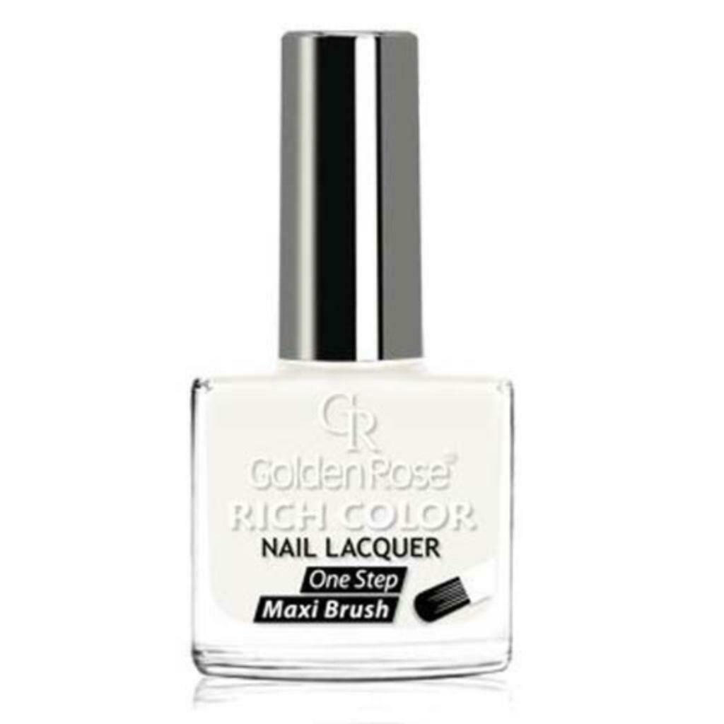 GOLDEN ROSE Rich Color witte nagellak 76, 10,5 ml., Ophalen of Verzenden