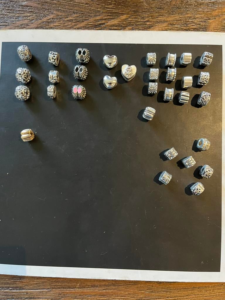 Pandora stoppers., Ophalen, Zo goed als nieuw, Zilver, Pandora