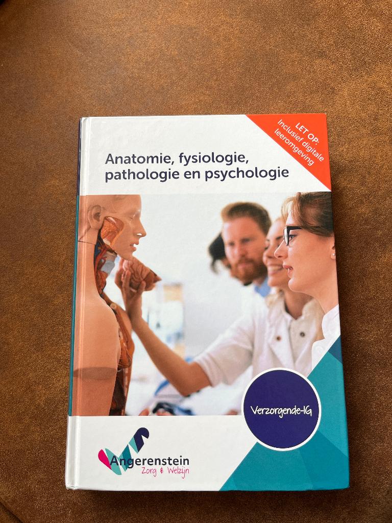 Anatomie schoolboek Verzorgende IG, Boeken, Ophalen, Boom, Nieuw, Huishoudkunde of Verzorging