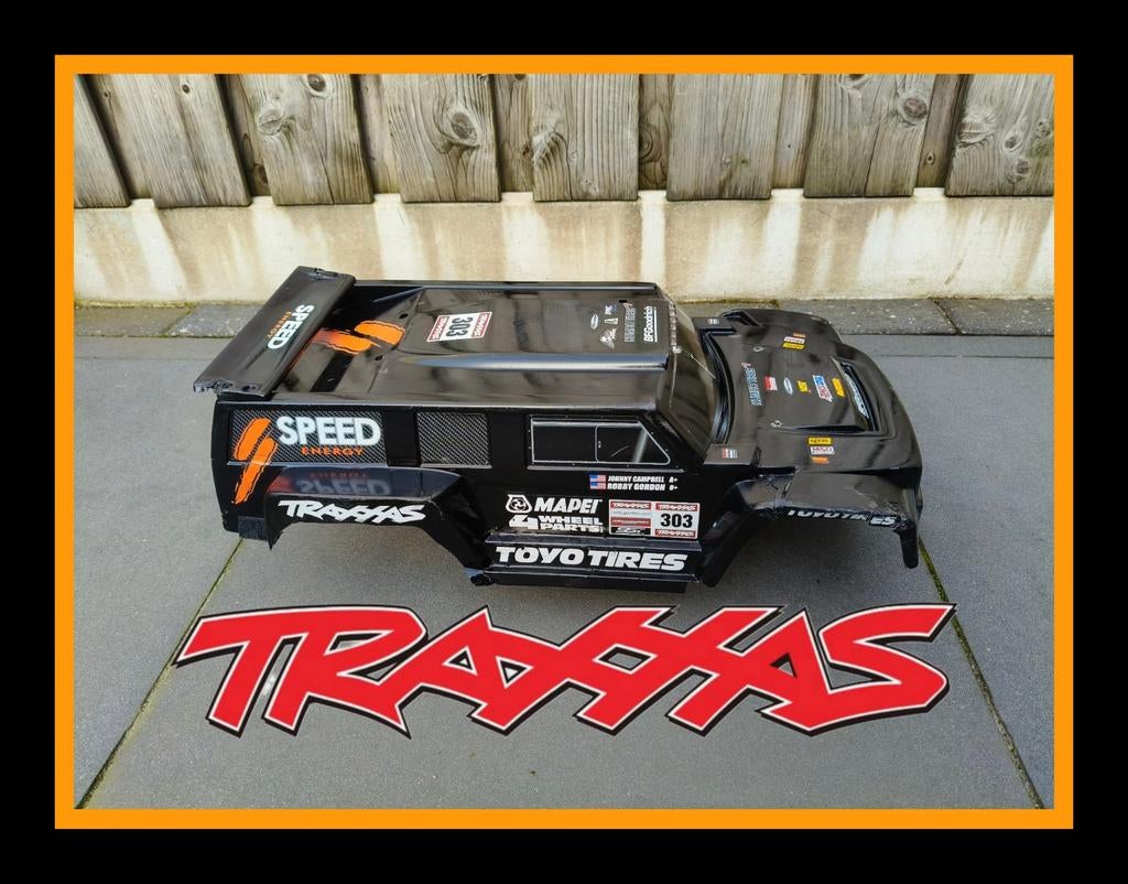 Traxxas Slash Robby Gordon Dakar RC body, Elektro, Gebruikt, Auto offroad, Ophalen of Verzenden