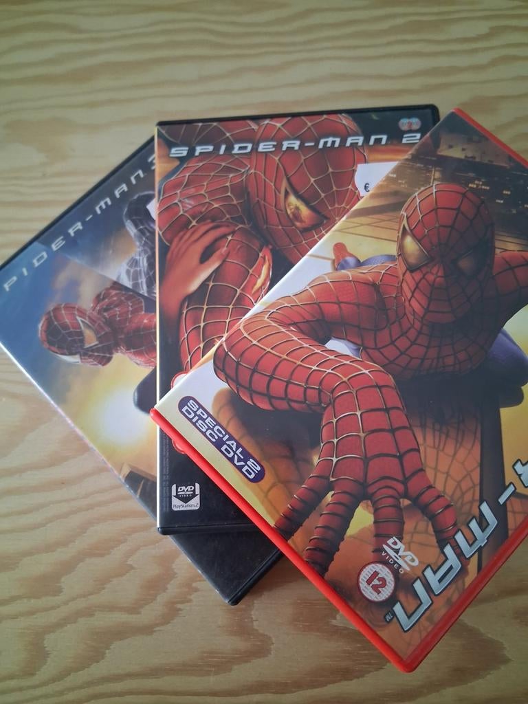 DVD - Spider-Man 1 2 3, Ophalen of Verzenden, Gebruikt, Actie