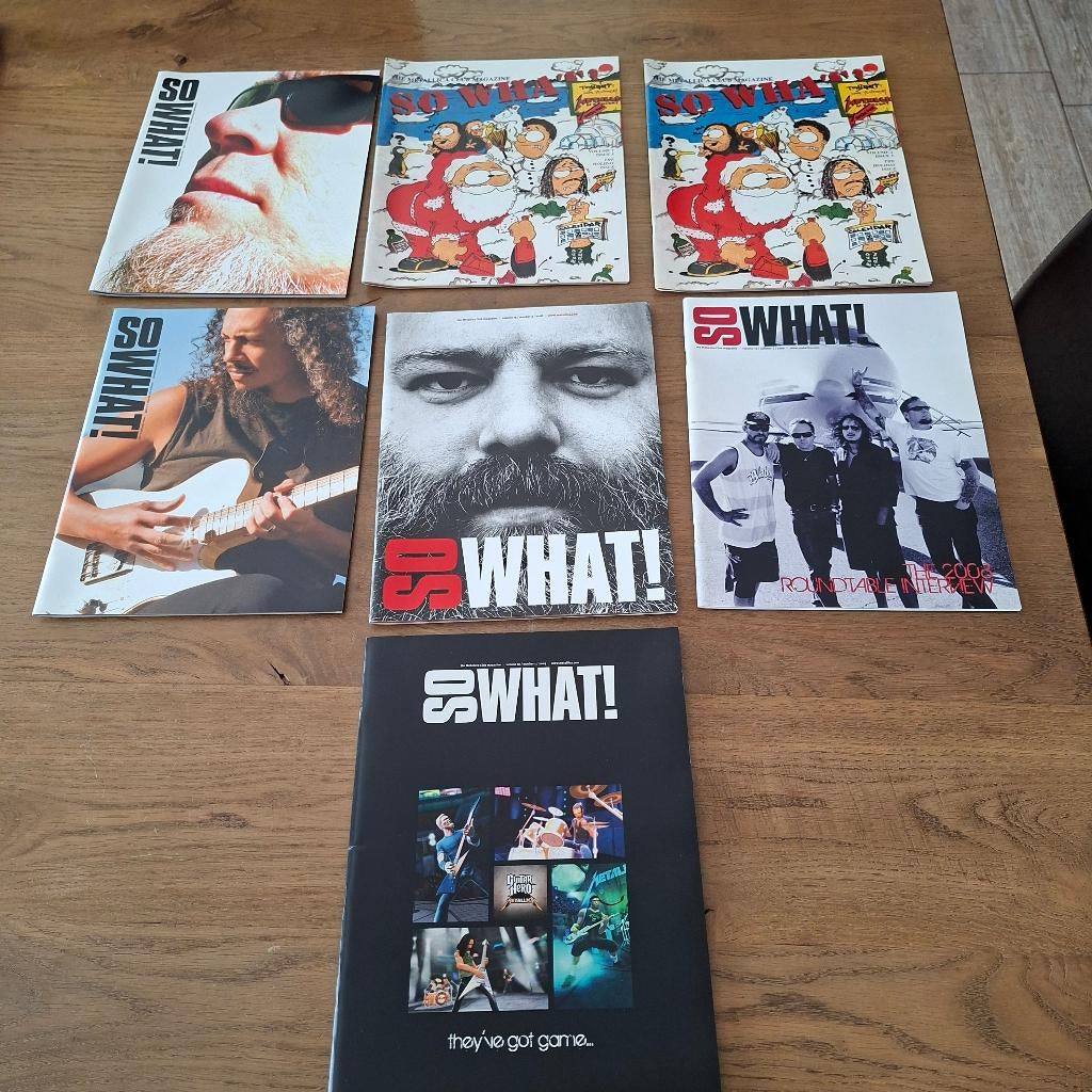 Metallica So What Fanclub Magazine Metclub 7x, Ophalen of Verzenden, Zo goed als nieuw