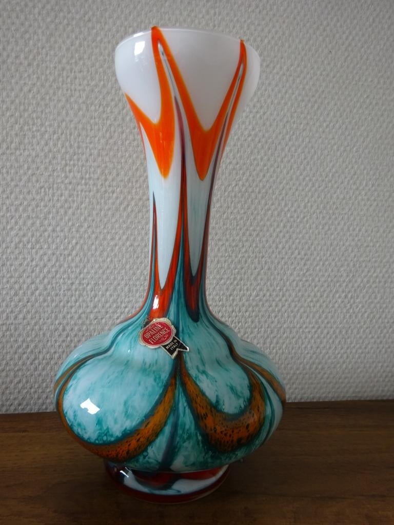 Italiaanse opaline vaas Florence, Ophalen of Verzenden