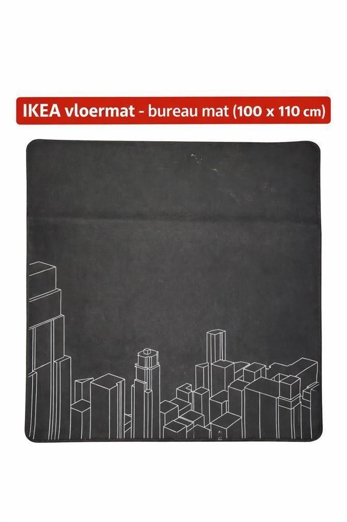 IKEA vloermat – bureau mat 100 x 110 cm, Diversen, Bureau-accessoires, Zo goed als nieuw, Ophalen