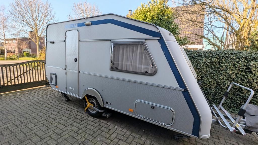 Kip Greyline 41 EK EKL 1996 Vast bed Hoekkeuken Zitje Wc, Caravans en Kamperen, Caravans, Vast bed, 75 kg, Kip, Tot en met 2