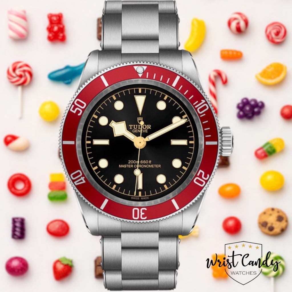 Tudor Black Bay 41 Burgundy • 2023 • topstaat, Sieraden, Tassen en Uiterlijk, Horloges | Heren, Staal, Gebruikt, Ophalen of Verzenden