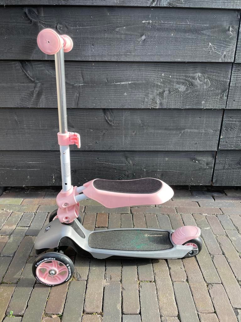 Loop step met zitje en rem - Roze/Grijs, Fietsen en Brommers, Steps, Ophalen, Gebruikt, Overige typen