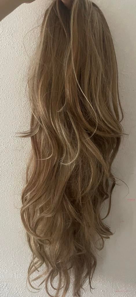 Haarpruik blond, Sieraden, Tassen en Uiterlijk, Uiterlijk | Haarverzorging, Ophalen, Gebruikt, Pruik of Haarverlenging