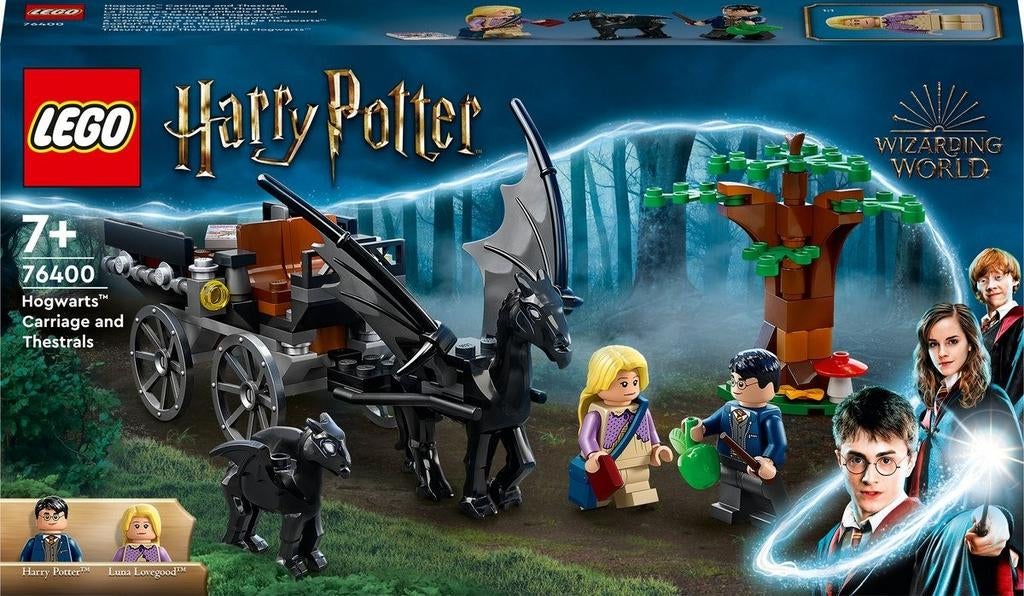 LEGO Harry Potter Zweinstein Rijtuig en Thestralissen, Ophalen of Verzenden, Zo goed als nieuw, Complete set, Lego