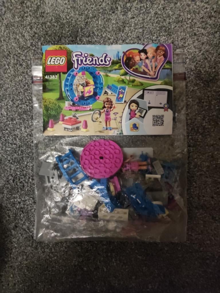 Lego Friends 41383 - Olivia's hamsterspeelplaats, Ophalen of Verzenden, Zo goed als nieuw