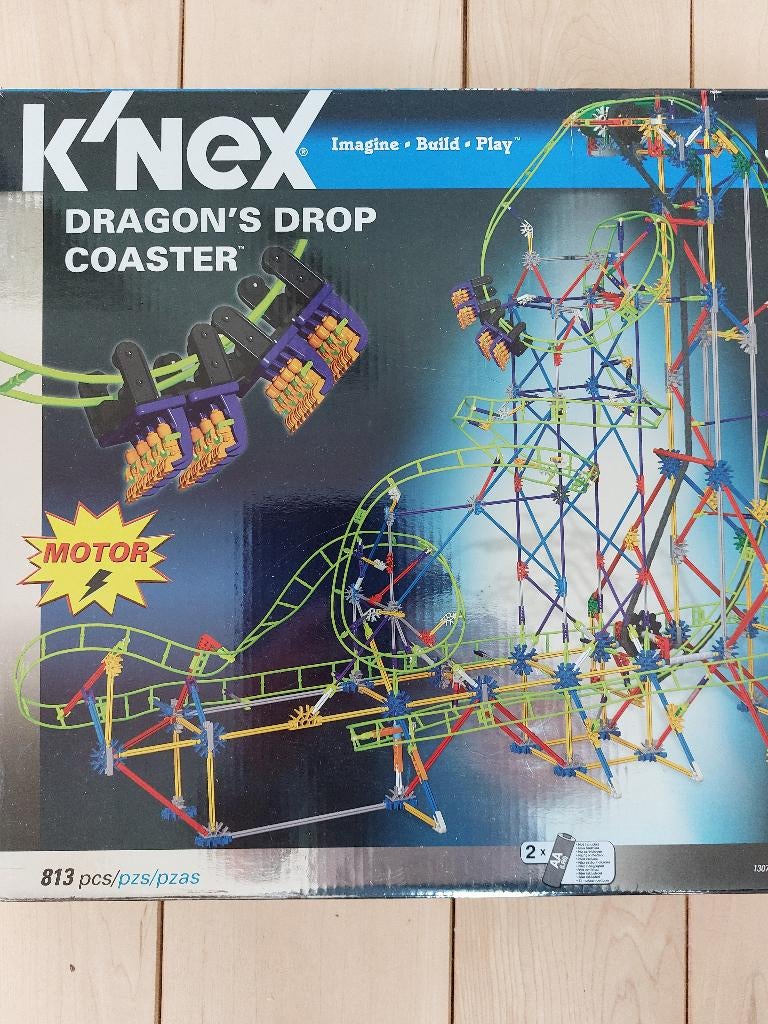 Knex dragon's drop coaster, Ophalen of Verzenden, Gebruikt