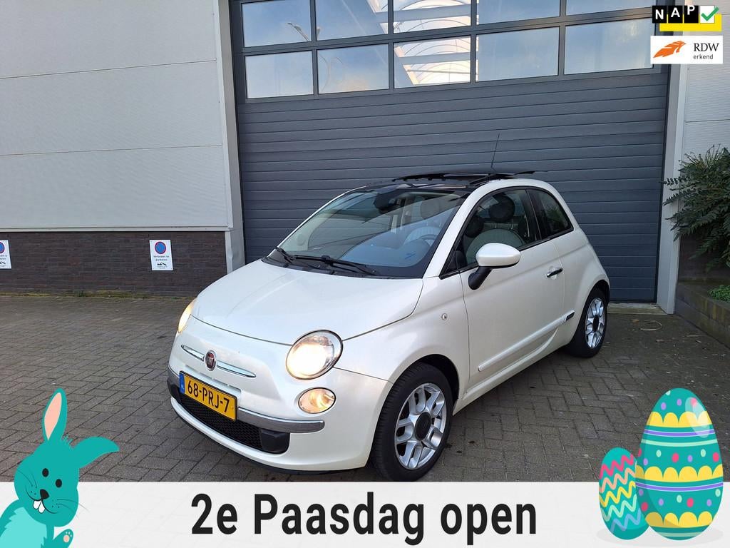 Fiat 500 | 1.2 Lounge | Open dak | Airco | Automaat |, Euro 5, Gebruikt, 1242 cc, Origineel Nederlands
