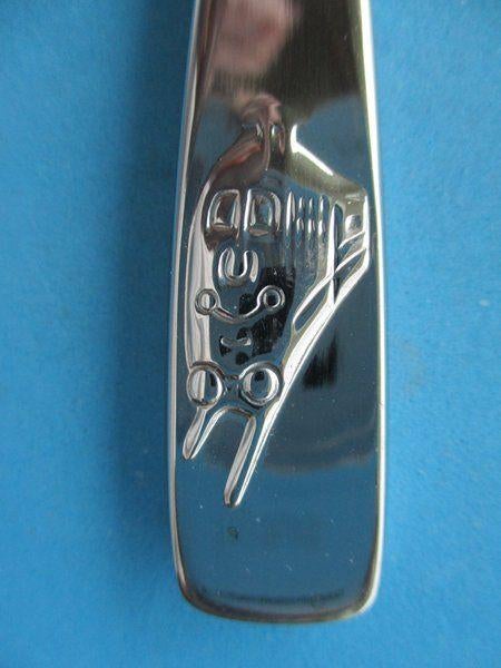 (KB5137) Kinderbestek Trein mes, Ophalen of Verzenden, Gebruikt