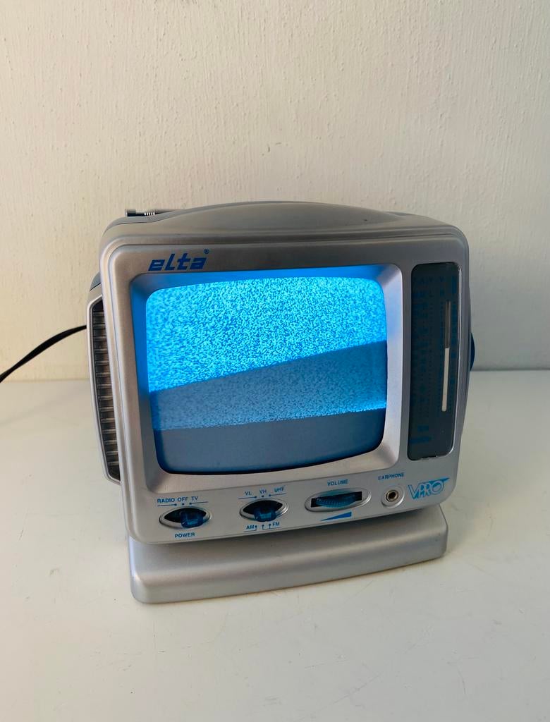 Vintage Elta portable zwart wit tv , nieuw, Audio, Tv en Foto, Vintage Televisies, Overige merken, Onbekend, Ophalen of Verzenden