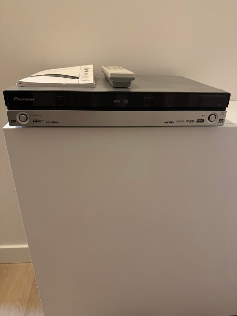 Pioneer DVR-550H-S DVD Recorder met Harddisk en Afstandsbedi, Audio, Tv en Foto, Dvd-spelers, Gebruikt, Met harddisk, Dvd-recorder