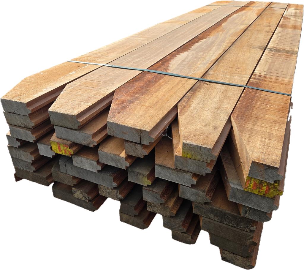 27.33 m2 Azobé hardhouten damwand 5 cm dik - nr: HP81