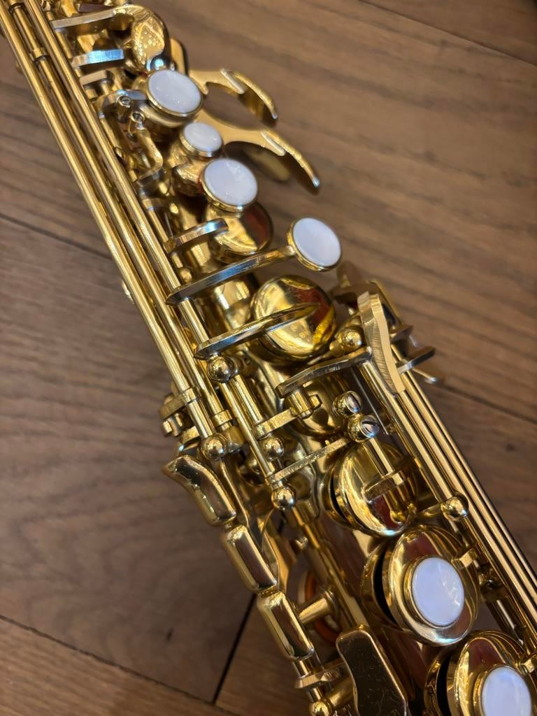 Yamaha sopraan saxofoon YSS-475 (Japan), Muziek en Instrumenten, Ophalen of Verzenden, Zo goed als nieuw, Sopraan