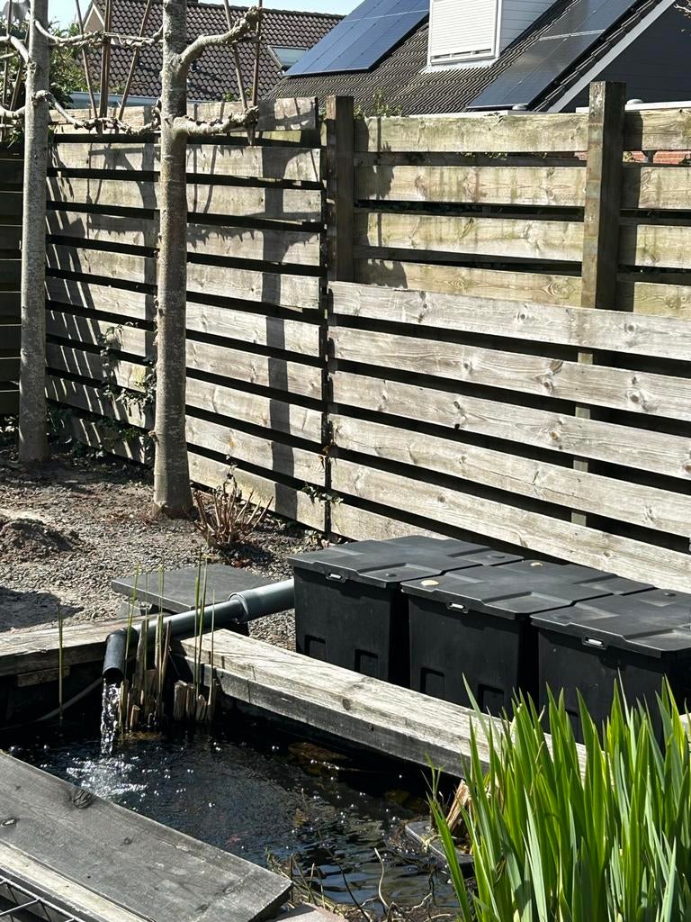 ‼️Gebruikte schuttinghout - is +-8 meter, 1.80m hoog‼️, Tuin en Terras, Ophalen, 6 meter of meer, Hout, 1 tot 2 meter