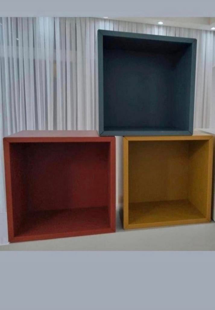 IKEA Kasten 35x35x25 cm - Rood, Geel, Donkerblauw, Ophalen of Verzenden, Gebruikt