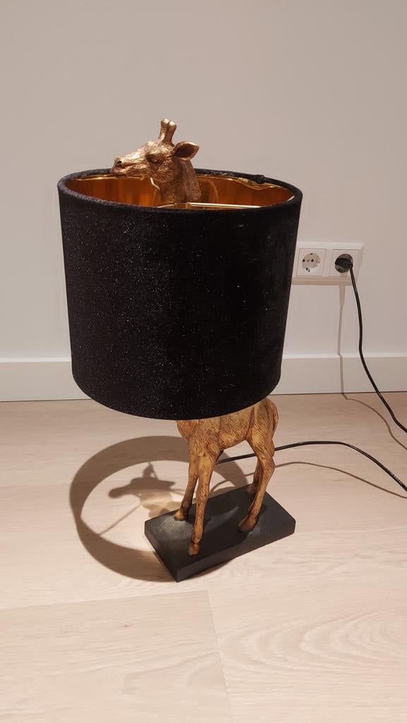 Staande lamp giraffe lamp, Ophalen of Verzenden, Zo goed als nieuw, Stof, 50 tot 75 cm