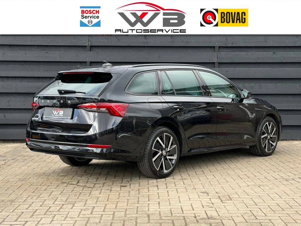 Skoda Octavia Combi 1.4 TSI iV PHEV Navi I Carplay I LED I P, 1556 kg, Stof, Gebruikt, Zwart