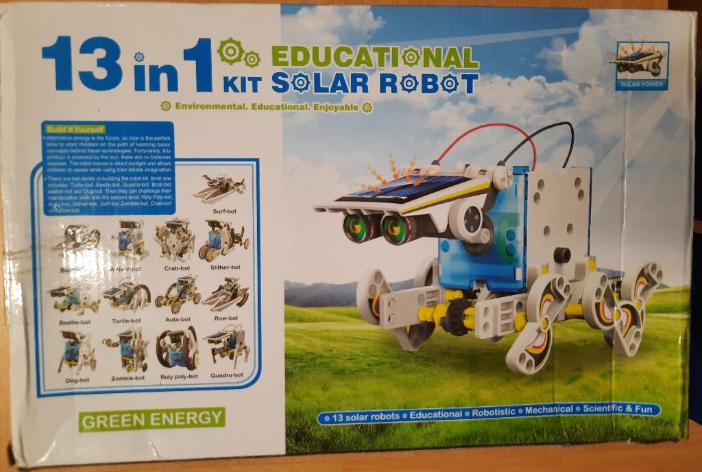 Educatief speelgoed - 13 in 1 kit Solar Robot, Ophalen of Verzenden, Nieuw, Bouwen
