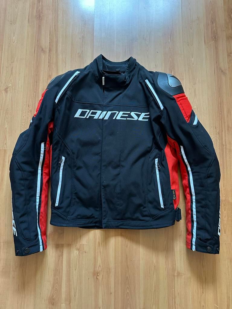 Dainese Racing 3 D-Dry mt 54 (met borst en rug protector), Ophalen, Tweedehands, Heren, Jas | textiel