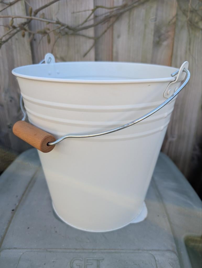 Metalen emmer Ikea Socker, Ophalen of Verzenden, Zo goed als nieuw, Aluminium, Met handgreep