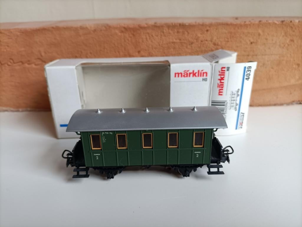 Märklin 4039 H0 personenrijtuig ÖBB in OVP, Wisselstroom, Gebruikt, Wagon, Ophalen of Verzenden