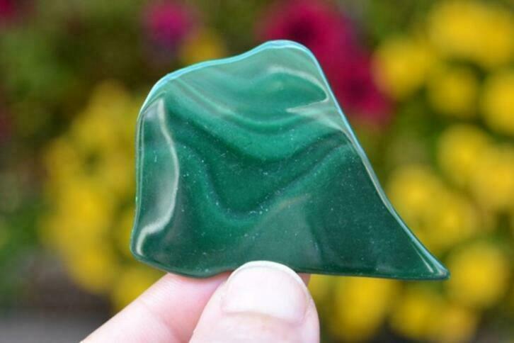 05. Malachiet - gepolijst, Ophalen of Verzenden