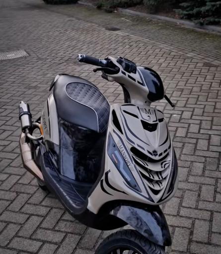 360 Uitlaat 125-180cc 2 takt, Ophalen of Verzenden, Zo goed als nieuw, Uitlaat, Piaggio