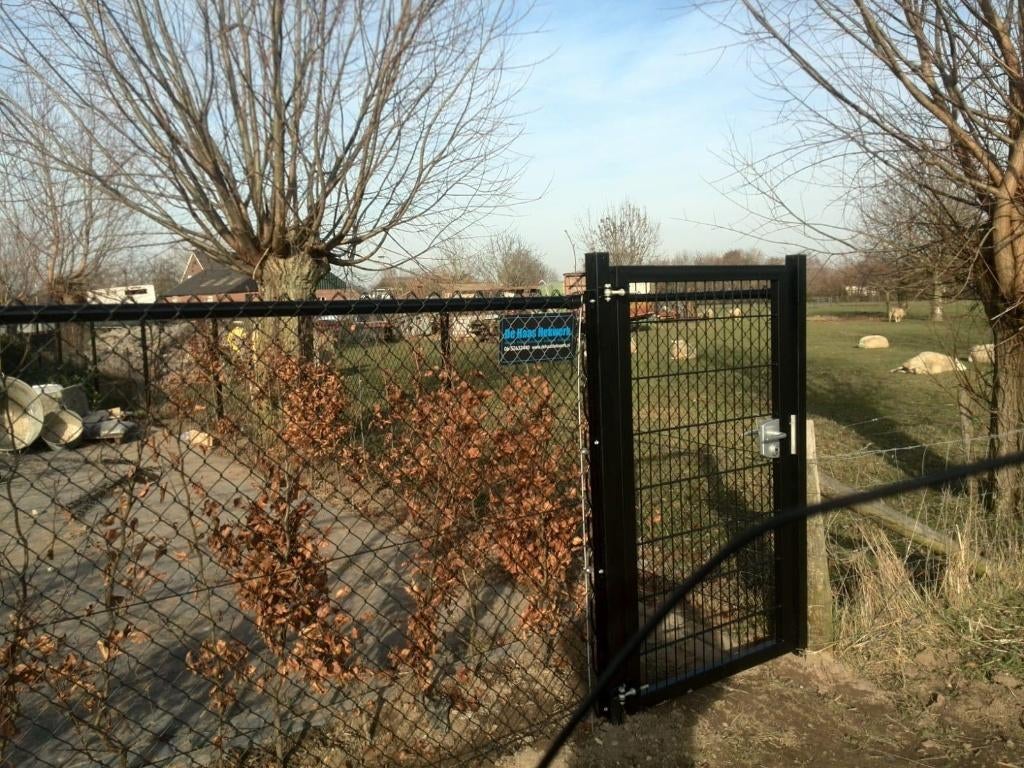 PRO Enkele poorten NIEUW 160 cm Hoog COMPLEET, Ophalen, 100 tot 150 cm, Nieuw, Draaipoort