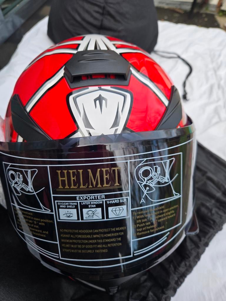 Helmet, Motoren, Kleding | Motorhelmen, Ophalen of Verzenden, Tweedehands, Integraalhelm, Overige merken