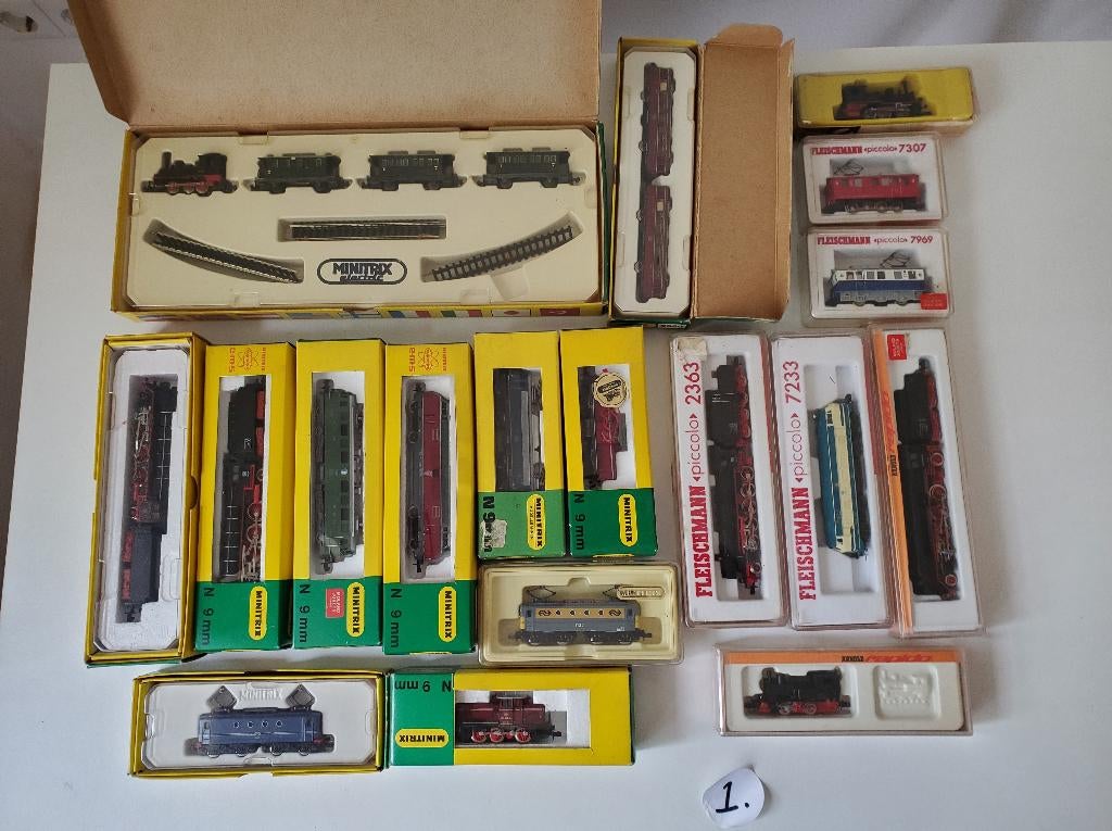 N-spoor (1965-1985) TEAB, Hobby en Vrije tijd, Modeltreinen | N-Spoor, Ophalen, Gelijkstroom of Wisselstroom, Trix, Analoog