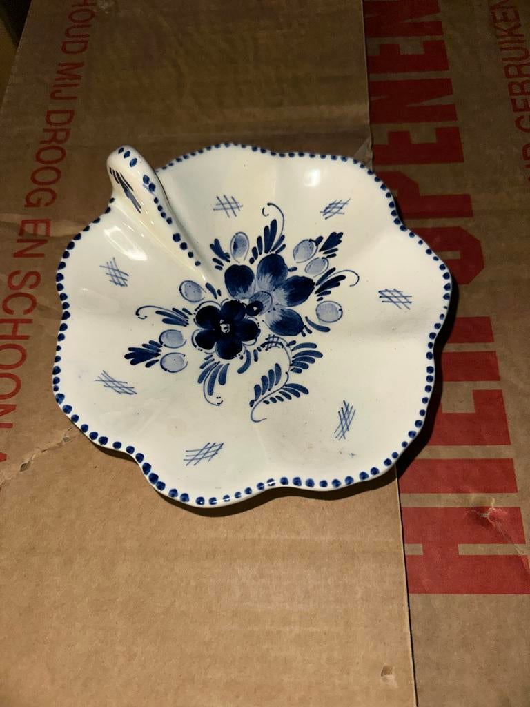 Delfts Blauw Bonbonschaaltje - Handgeschilderd, Ophalen of Verzenden