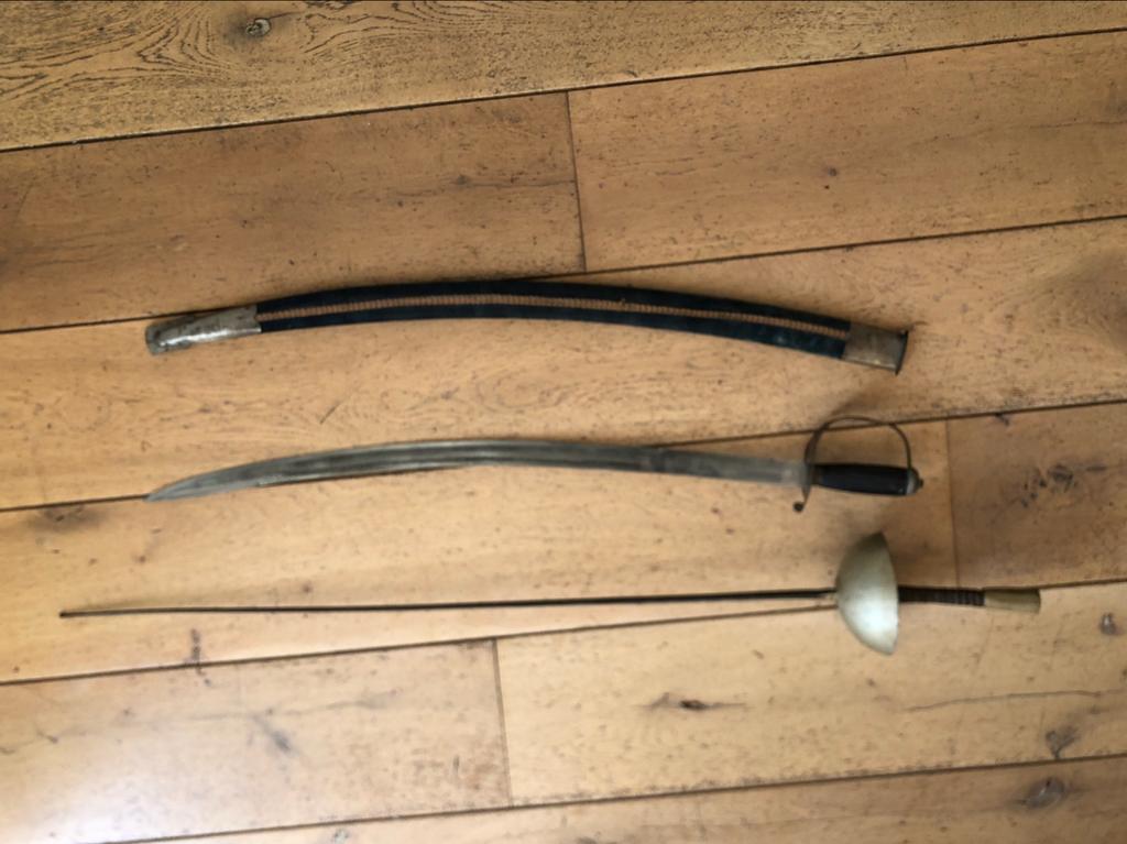 Antieke Sabel en Rapier - Decoratieve Zwaarden, Ophalen