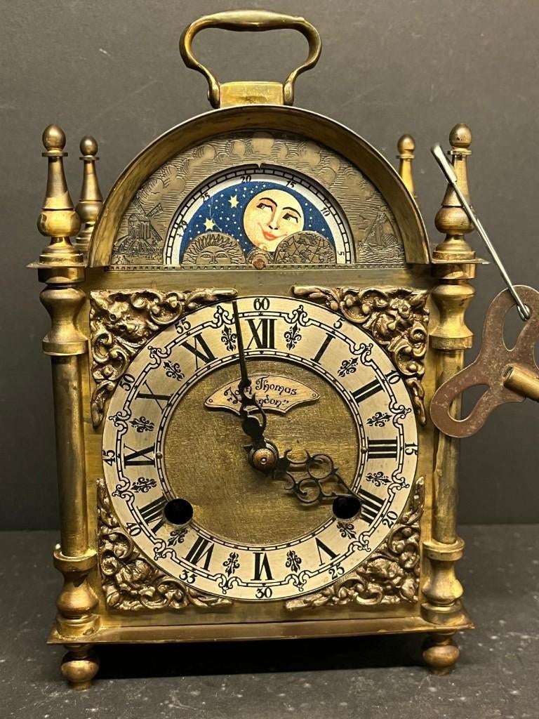 12) Messing lantaarnklokje., Antiek en Kunst, Antiek | Klokken, Ophalen of Verzenden